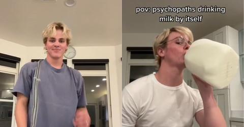 Jack Wright dresses up as Jeffrey Dahmer for TikTok