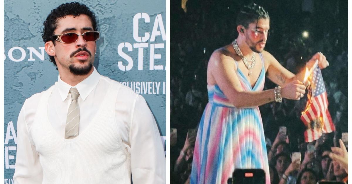 Did Bad Bunny Actually Burn the American Flag? Details