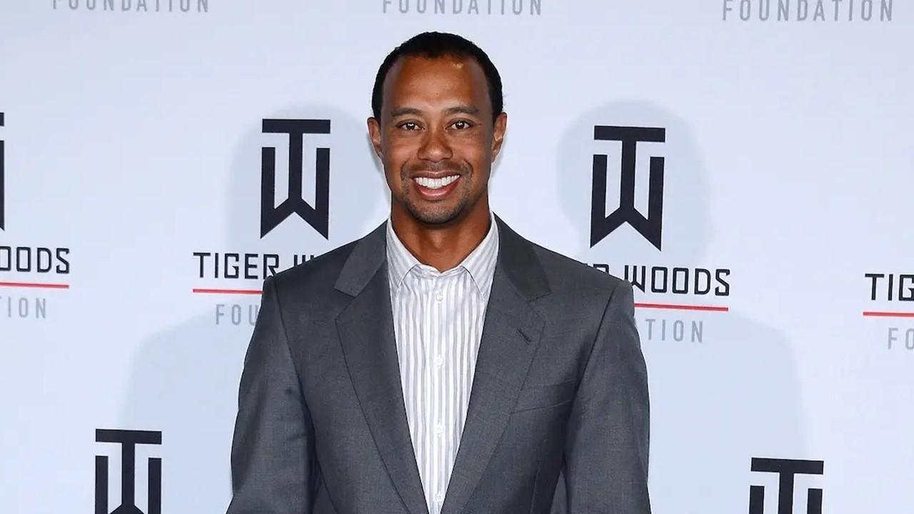 Tiger Woods at a Tiger Woods Foundation event