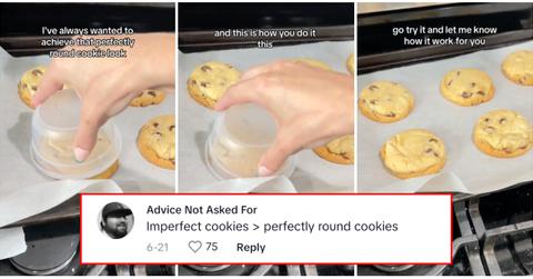 tiktok @j_weazy cookie rounding hack