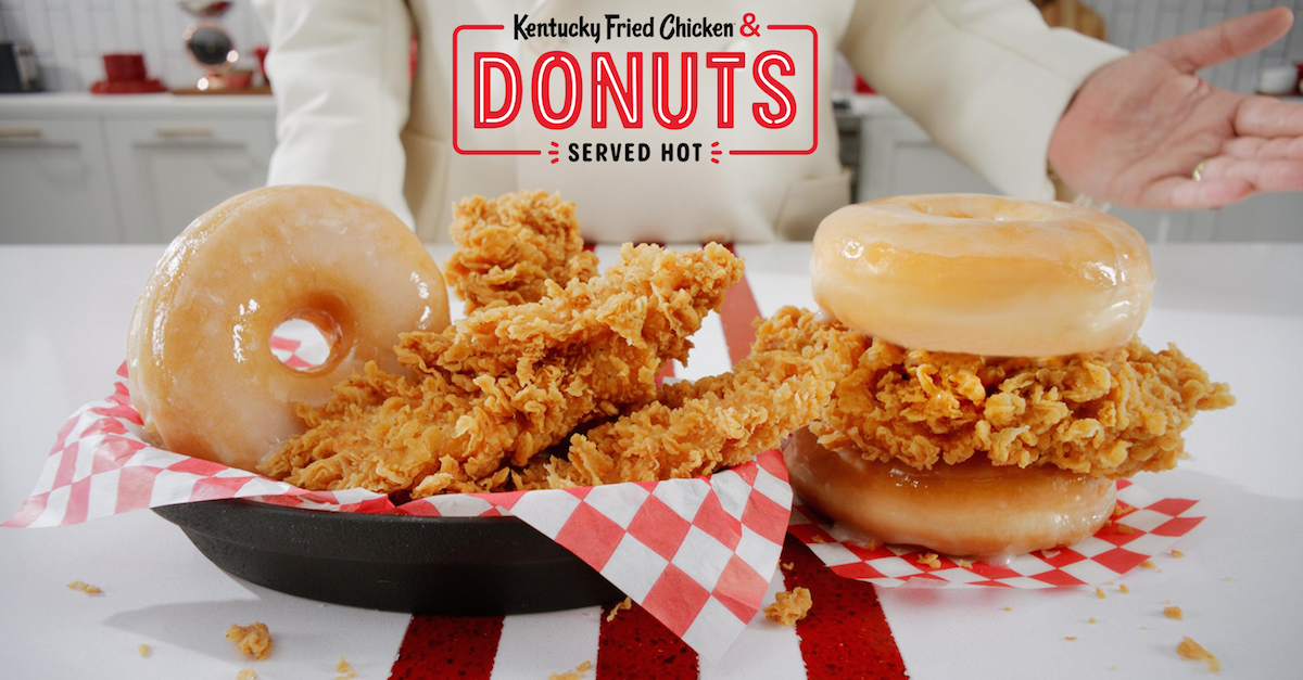 kfc chicken and donuts pr hero image