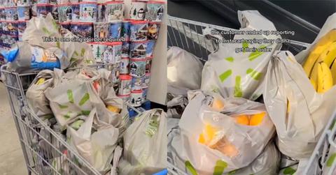 Customer Pretends Not to Receive Giant Instacart Order