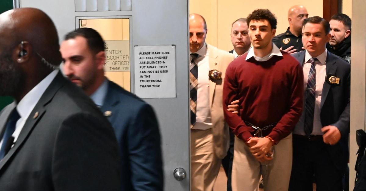 Luigi Mangione at his arraignment