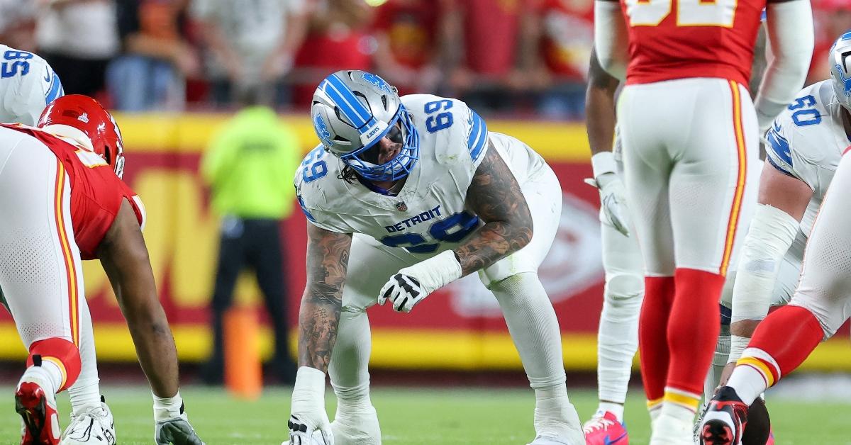 Oct. 12, 2025 game between the Chiefs and Lions.