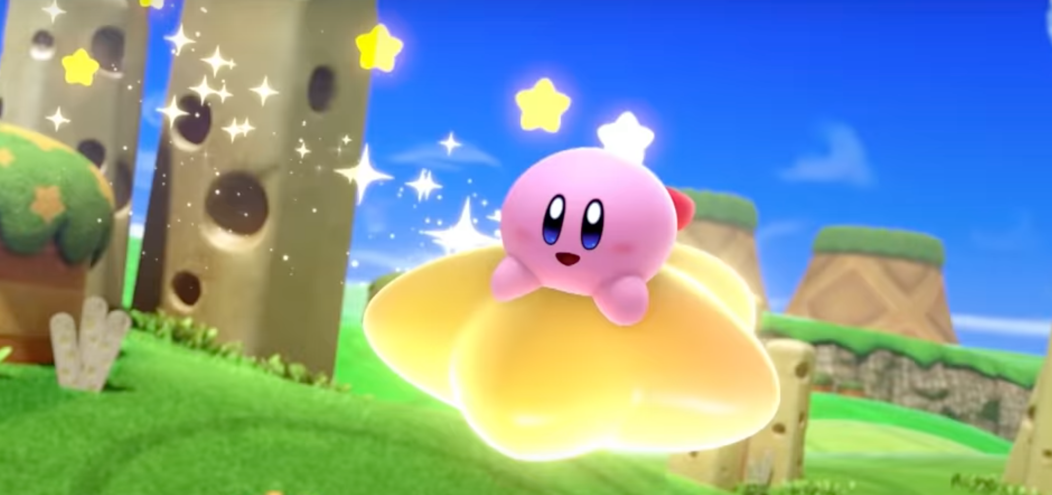 How long is 'Kirby and the Forgotten Land'? How many worlds, hours