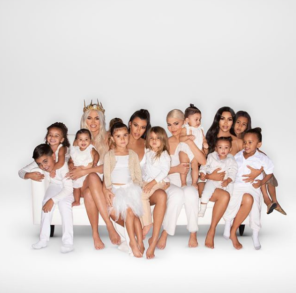 kardashian christmas card