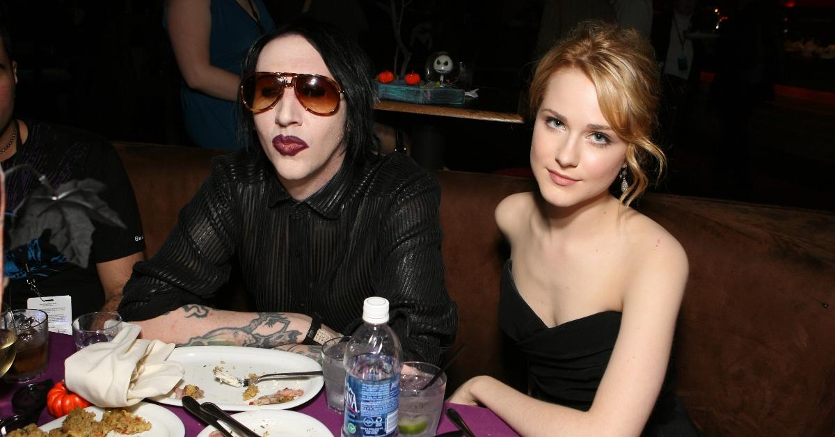 Walt Disney Pictures presents Tim Burton's "The Nightmare Before Christmas 3D" World Premiere Marilyn Manson and Evan Rachel Wood (Photo by Eric Charbonneau/WireImage for Disney Pictures)