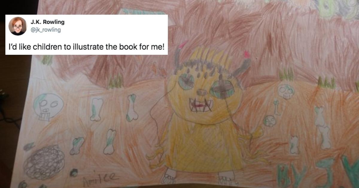 J.K. Rowling Is Crowdsourcing Kids' Illustrations for Her Next Book, and People Have Mixed Feelings