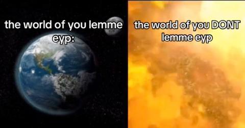 A screenshot of eyp comment on TikTok