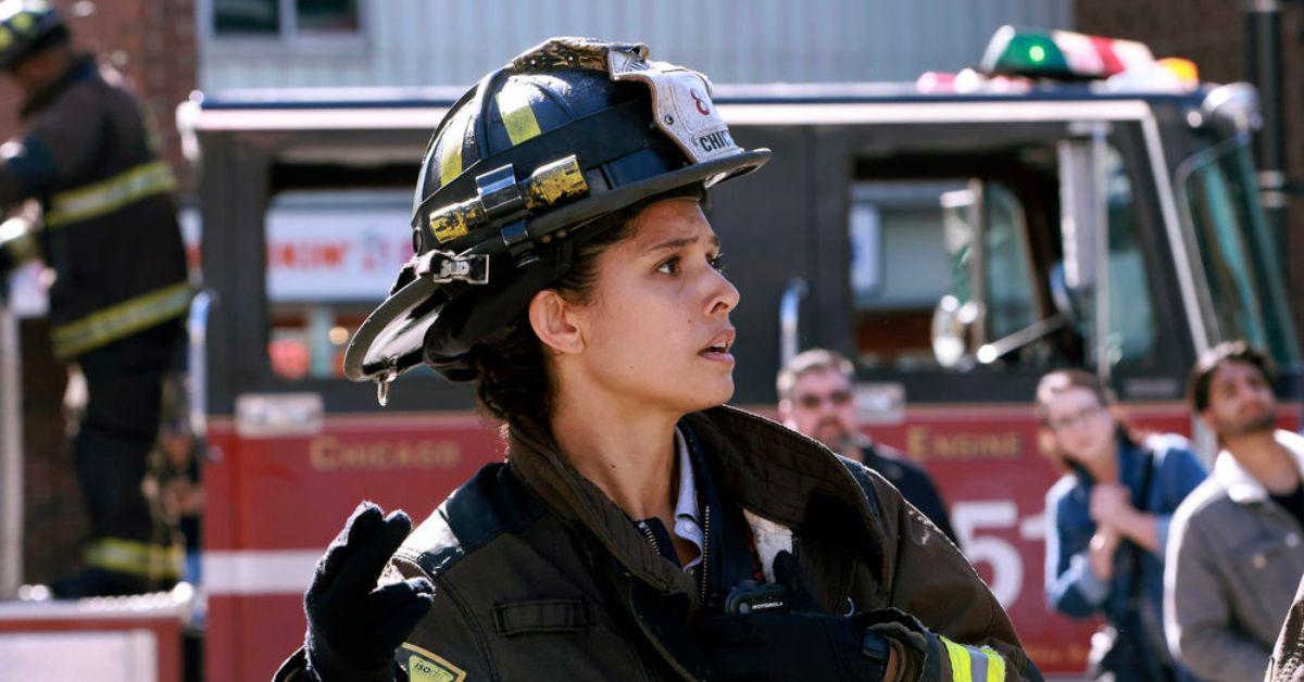 Miranda Rae Mayo as Stella Kidd on 'Chicago Fire'