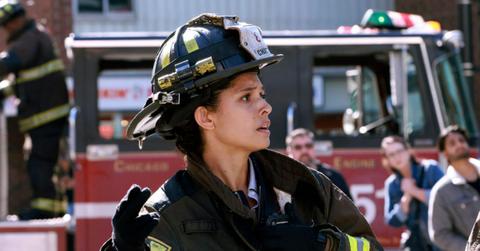 Miranda Rae Mayo as Stella Kidd on 'Chicago Fire'