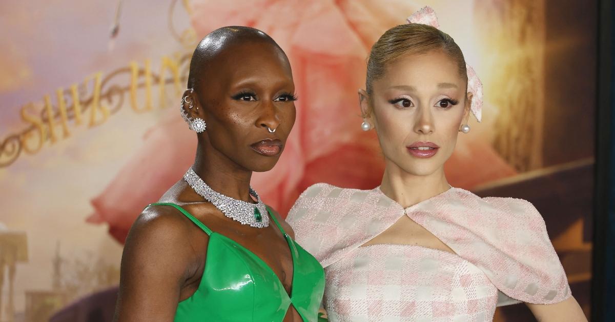 (l-r): Cynthia Erivo and Ariana Grande