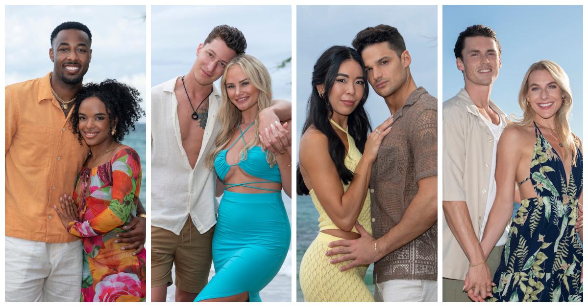 'Temptation Island' Season 9 couples (L-R): Shanté and Brion; Ashley and Grant; Alexa and Lino; Tayler and Tyler