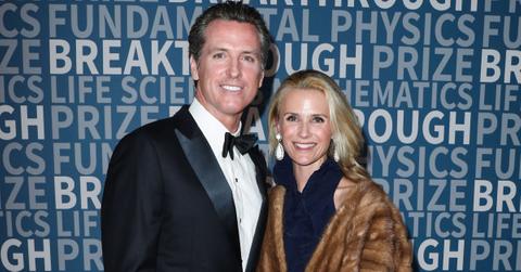 (L-R): Gavin Newsom and his wife, Jennifer Siebel-Newsom