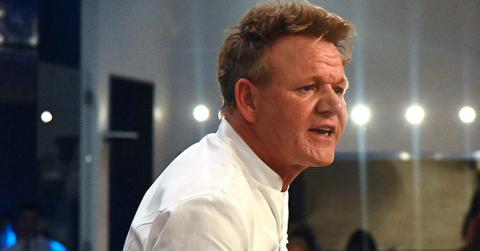 Gordon Ramsay on the set of 'Hell's Kitchen'