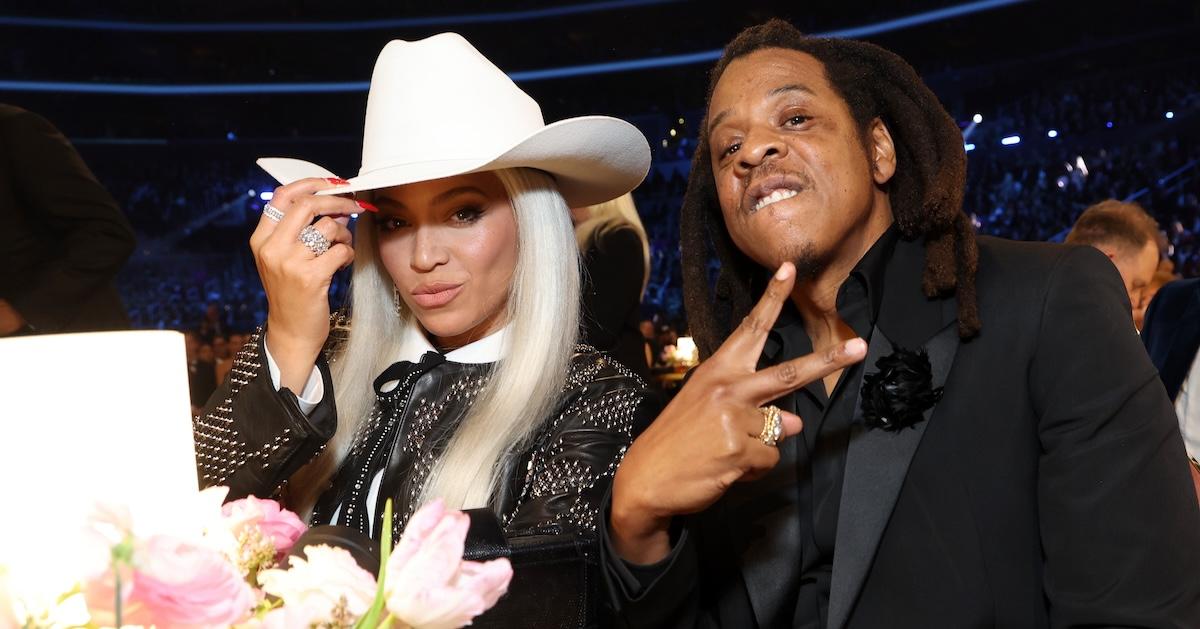 Beyoncé and Jay-Z at the 66th GRAMMYs