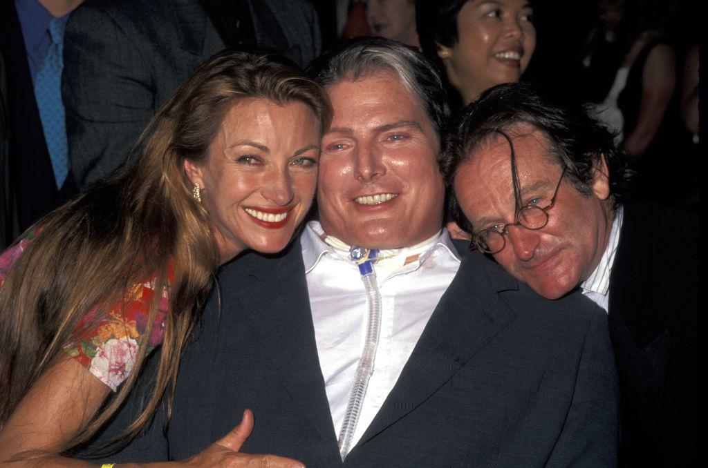Jane Seymour, Christopher Reeve, and Robin Williams