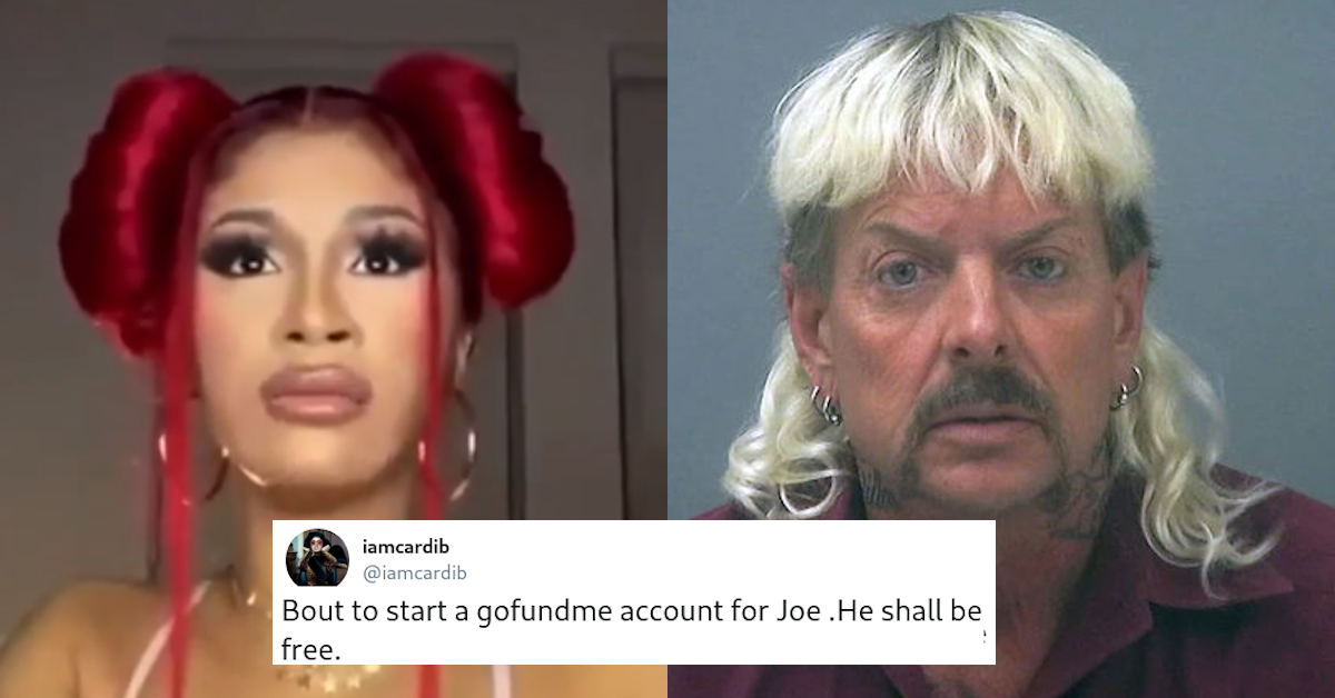 Cardi B and Joe Exotic