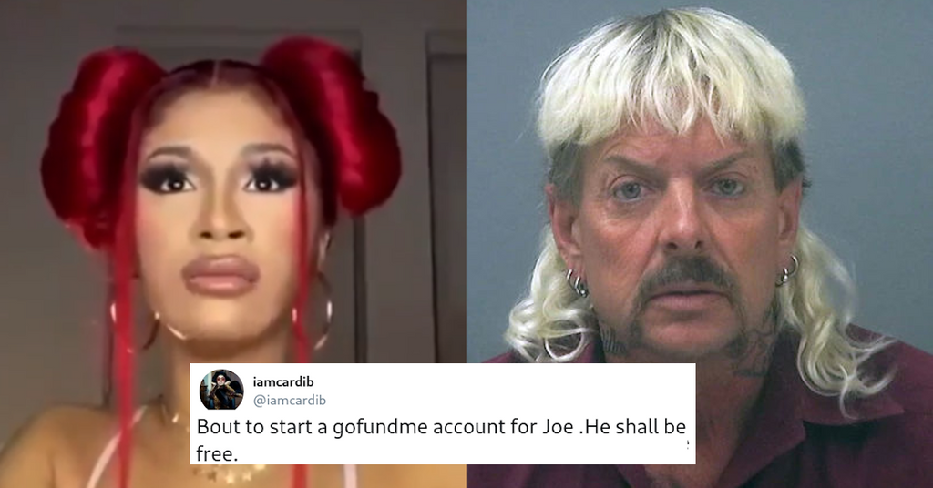 Cardi B Says Joe Exotic Was Done Dirty, Starts GoFundMe to Free Him
