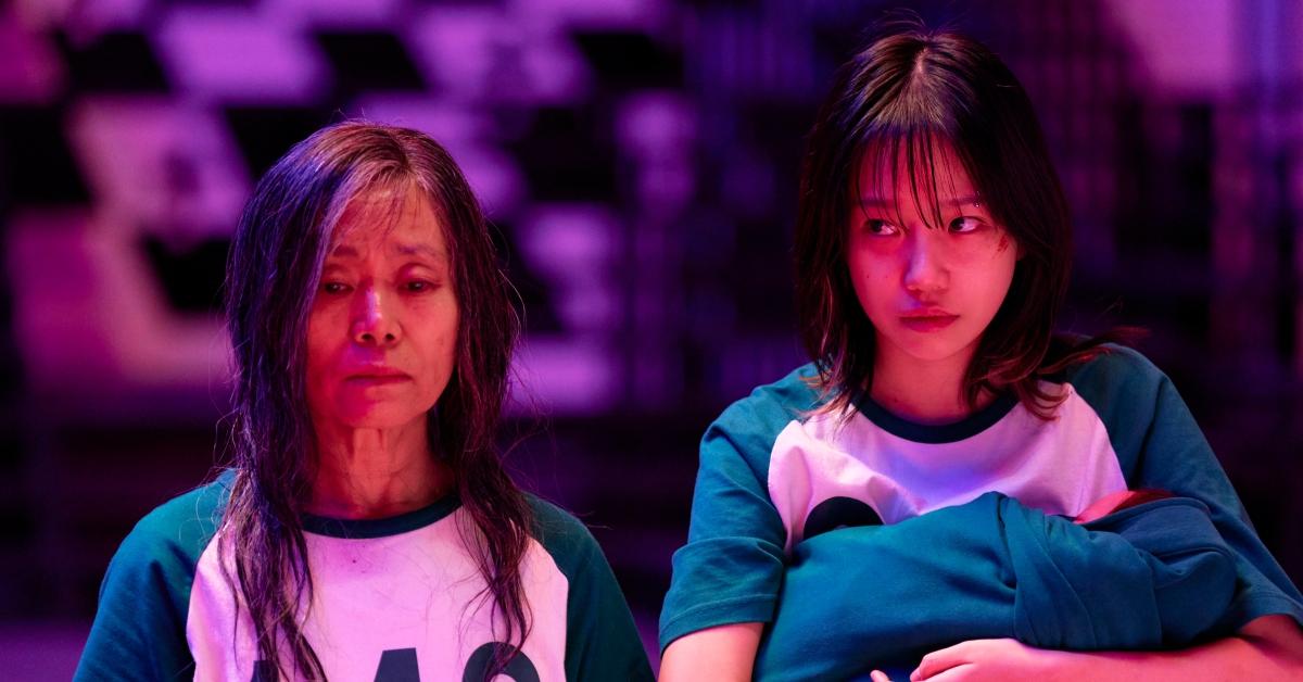 Kang Ae-sim as Geum-ja and Jo Yu-ri as Jun-hee in 'Squid Game' Season 3