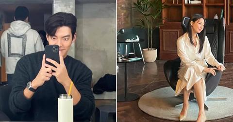 (L-R) Kim Woo Bin and Shin Min Ah