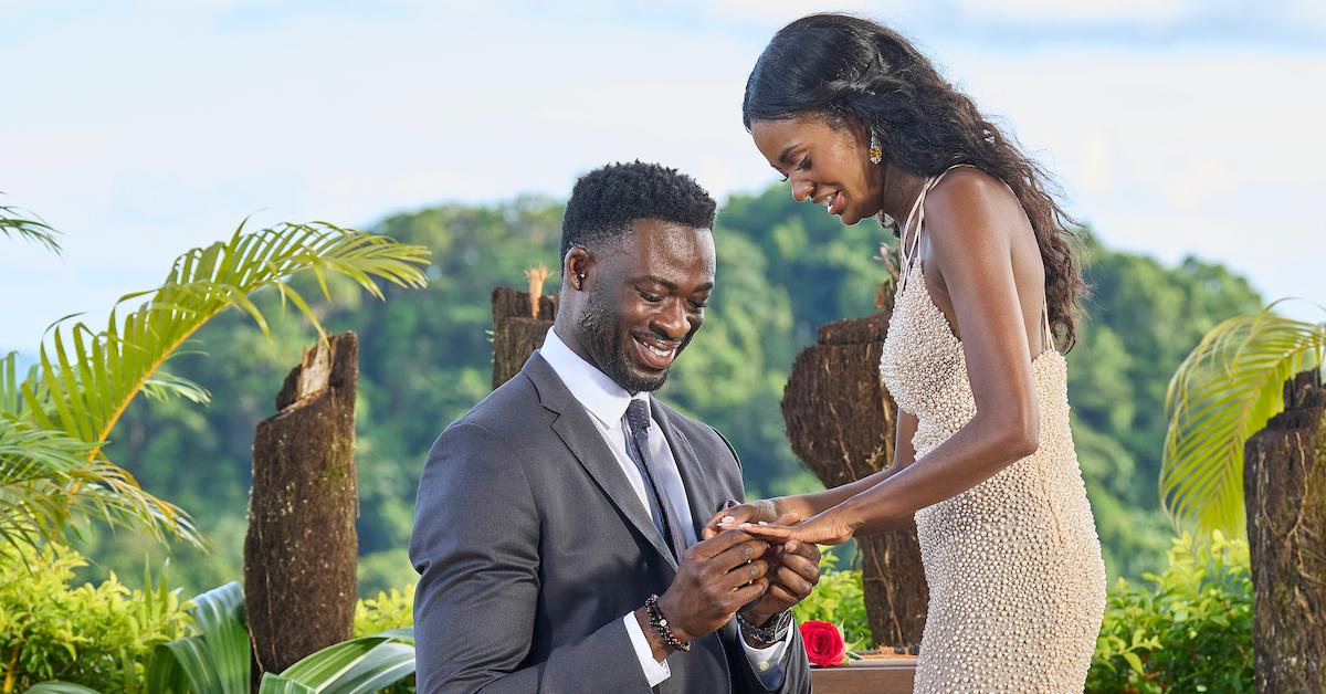 Dotun proposes to Charity in 'The Bachelorette'