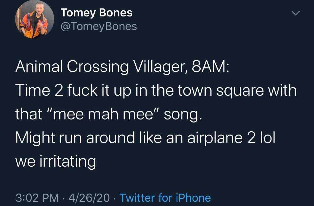 animal crossing twitter