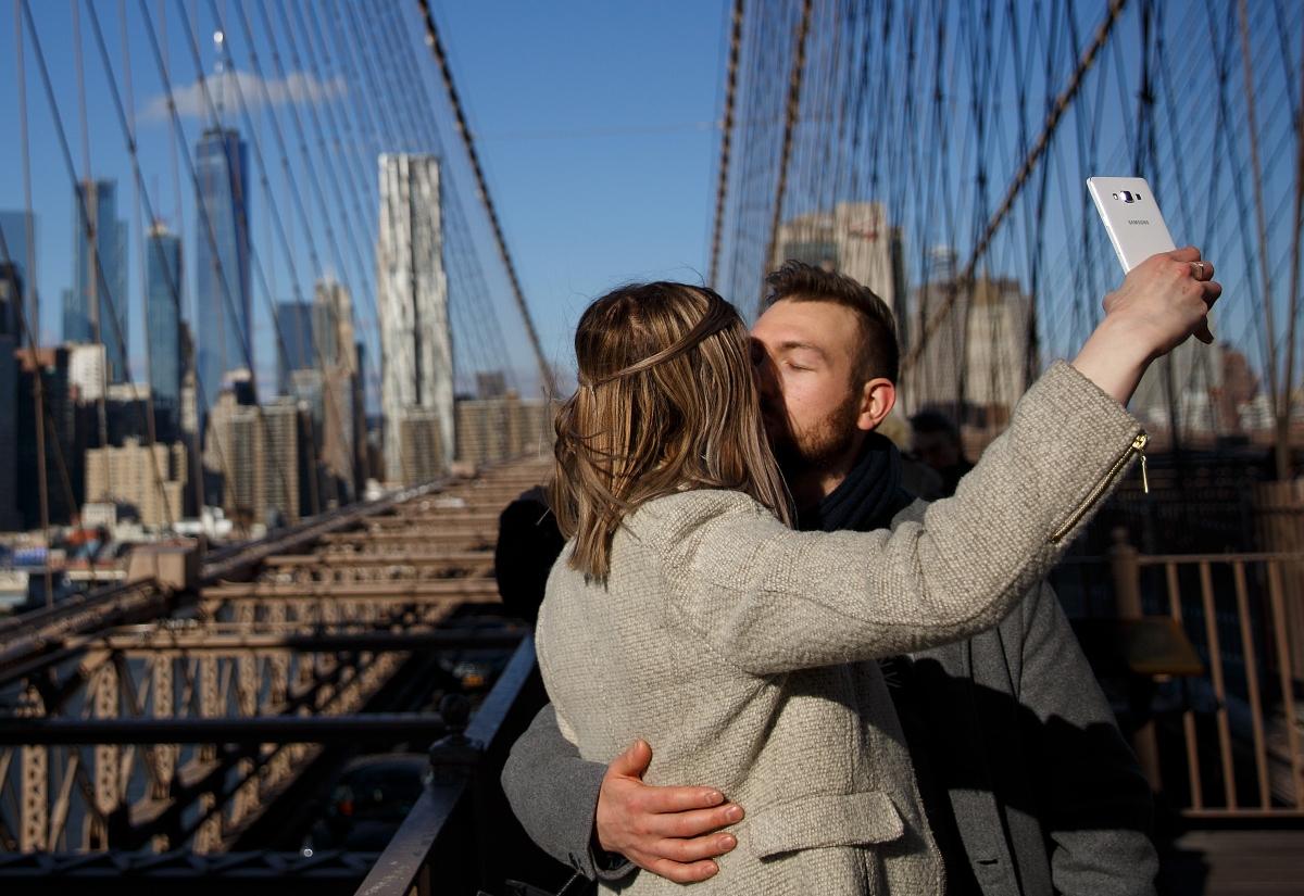 Couple kissing