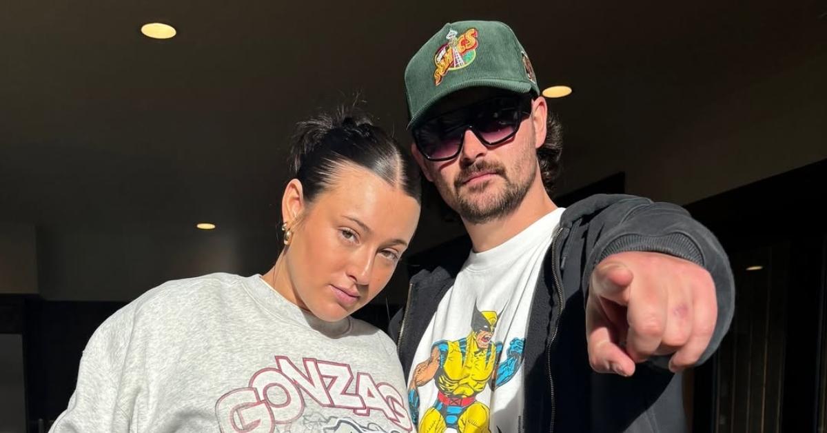 (l-r): Brynne Marie and Mario Mirante posing together