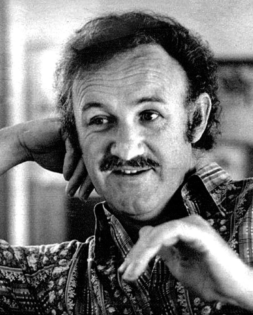 Gene Hackman during a newspaper interview.