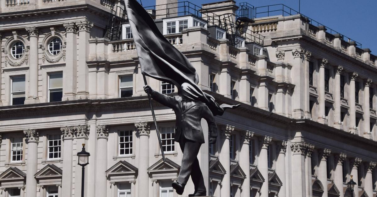 What Does the New Banksy Statue in London Depict?