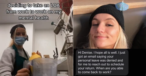 Barista denied leave