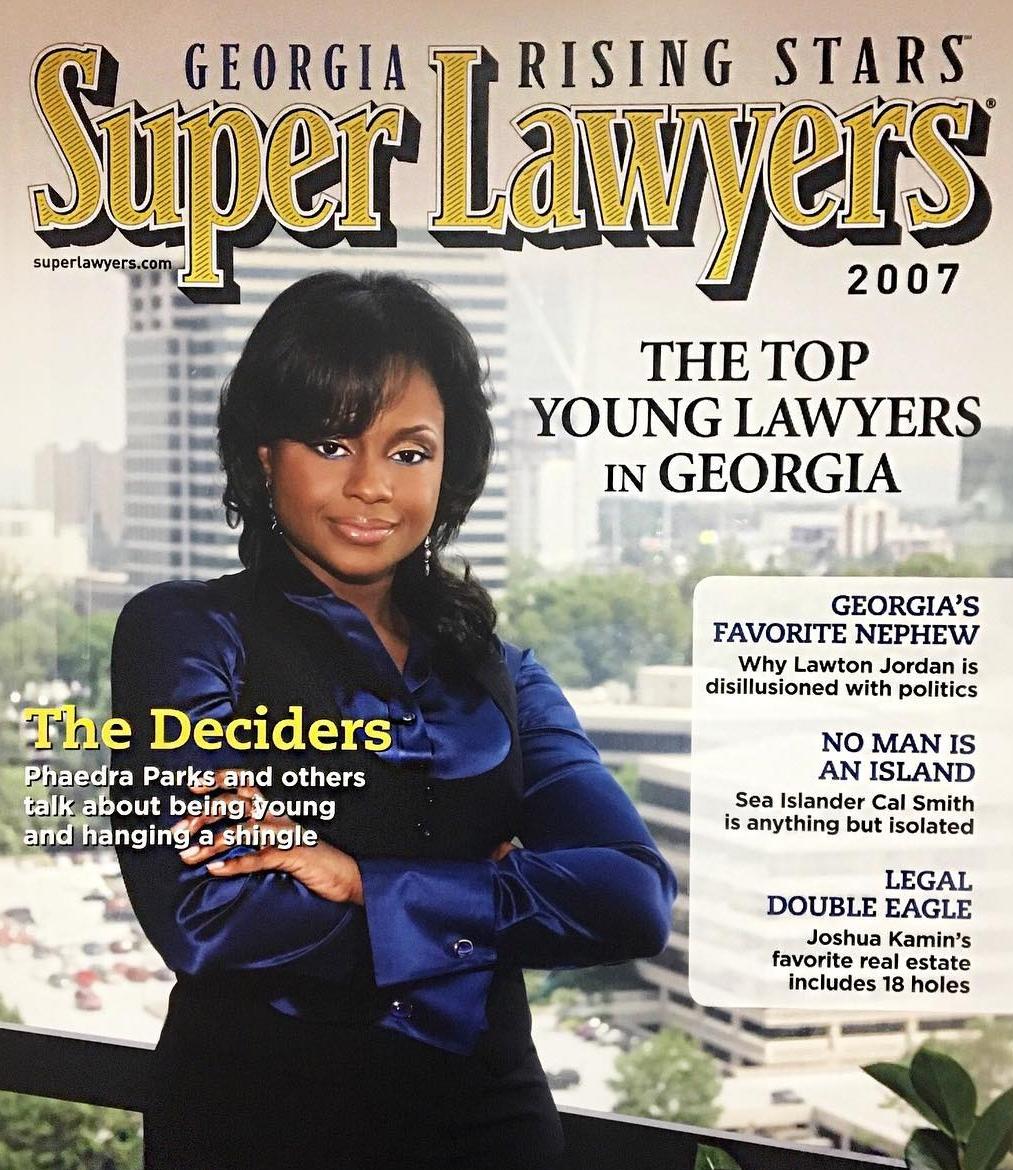 Phaedra Parks on the cover of 'Super Lawyers' magazine in 2007