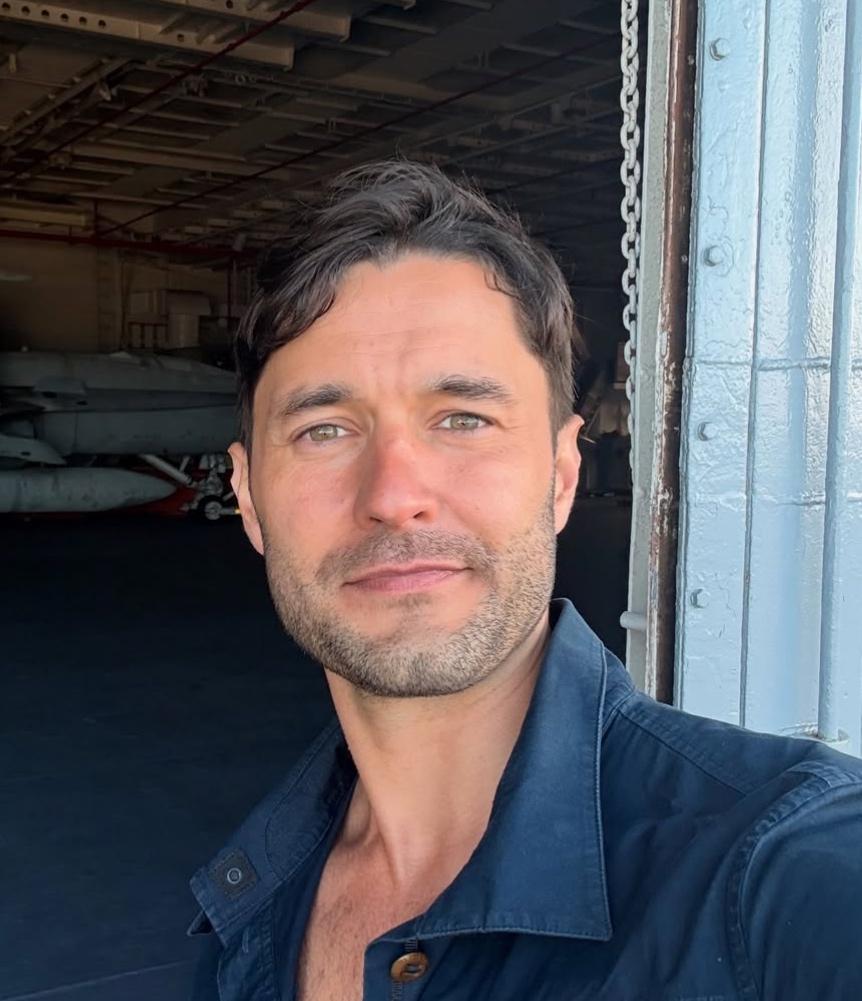 Phil Torres behind-the-scenes of filming 'Expedition X'.