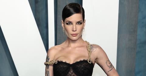 Halsey attends the 'Vanity Fair' Oscars Afterparty.