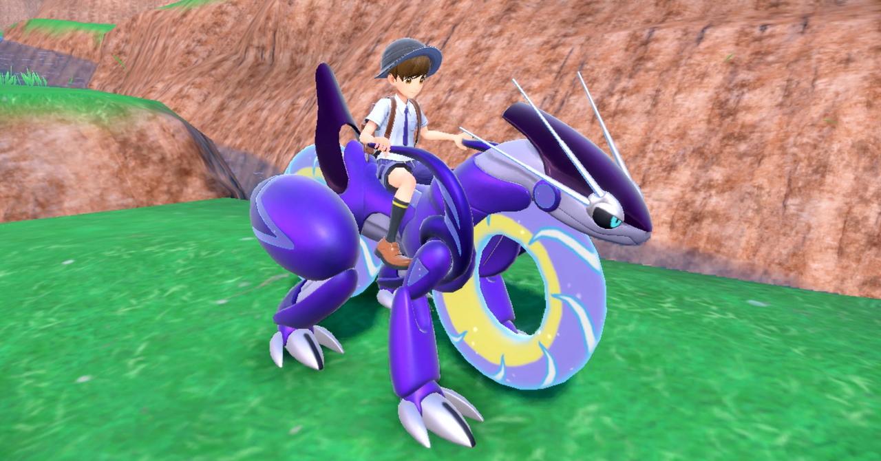 Pok&eacute;mon Scarlet/Violet Koraidon And Miraidon Premium Figurines In The