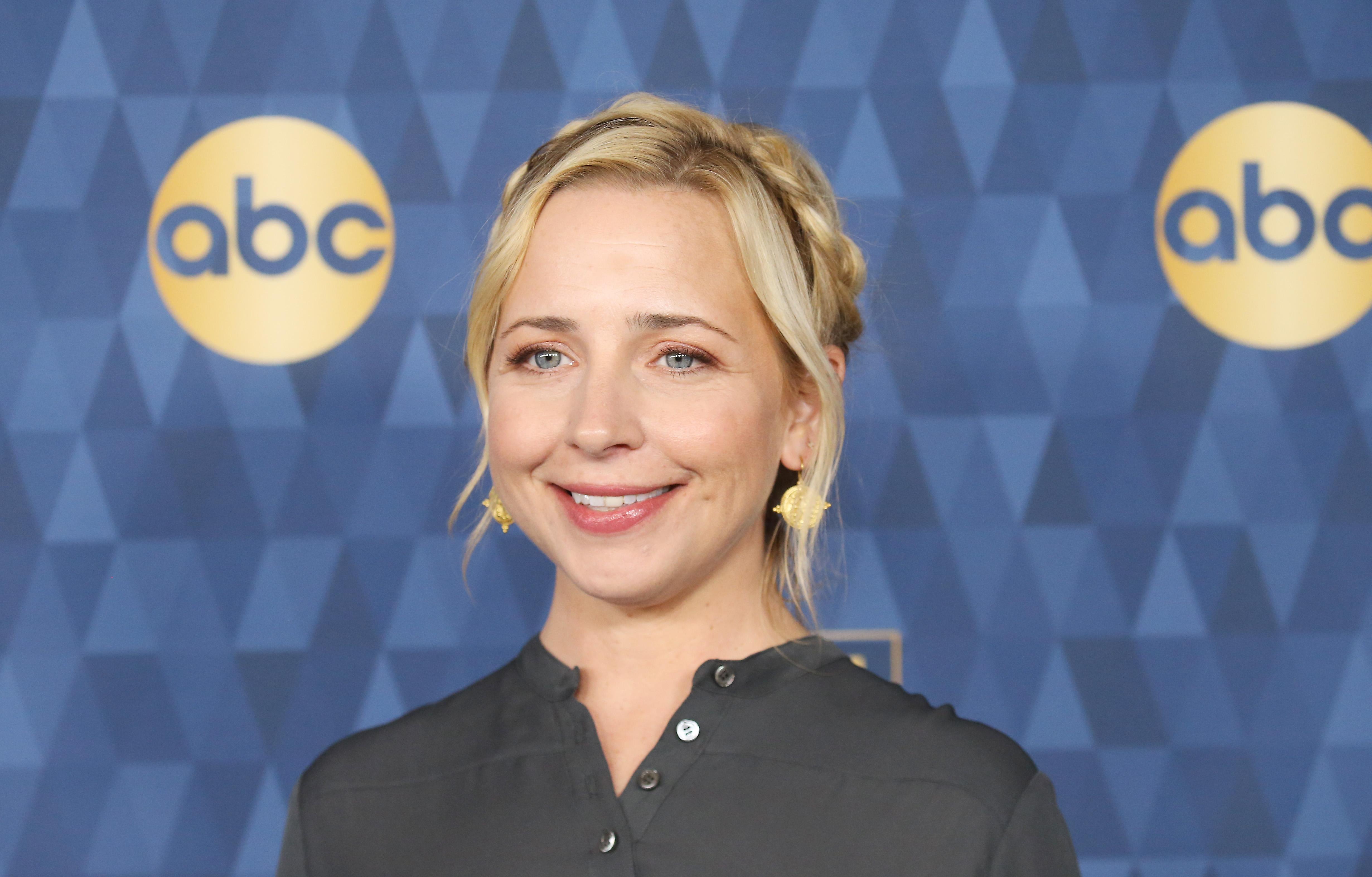 Alicia Goranson attends ABC Television's Winter Press Tour 2020 in Pasadena. 