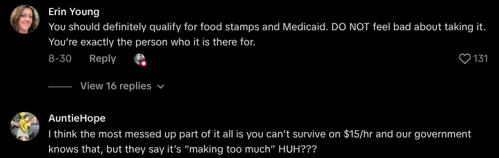 low income single mom economy