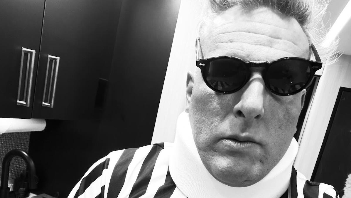 Why Is Pat McAfee Wearing a Neck Brace?