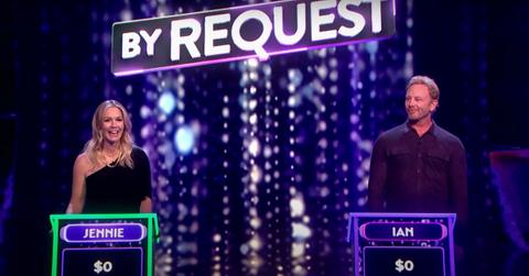 Jennie Garth and Ian Ziering on 'Name That Tune'