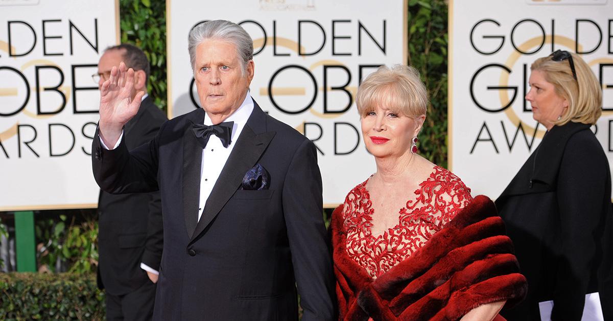 Brian Wilson and Melinda Ledbetter at the 73rd Golden Globes. 