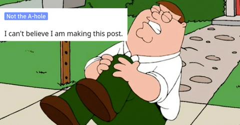 peter griffin holding knee