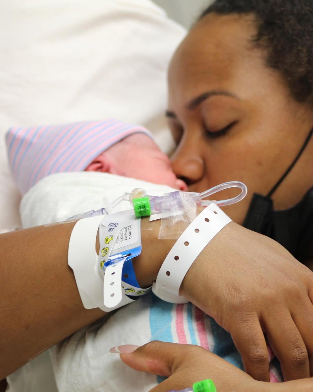 Taylor Townsend and her son, Adyn