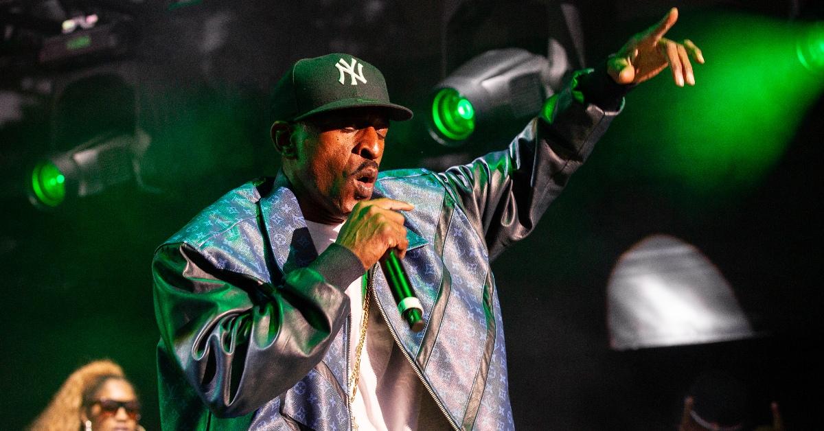 Rakim of Eric B. & Rakim performs at Shoreline Amphitheatre