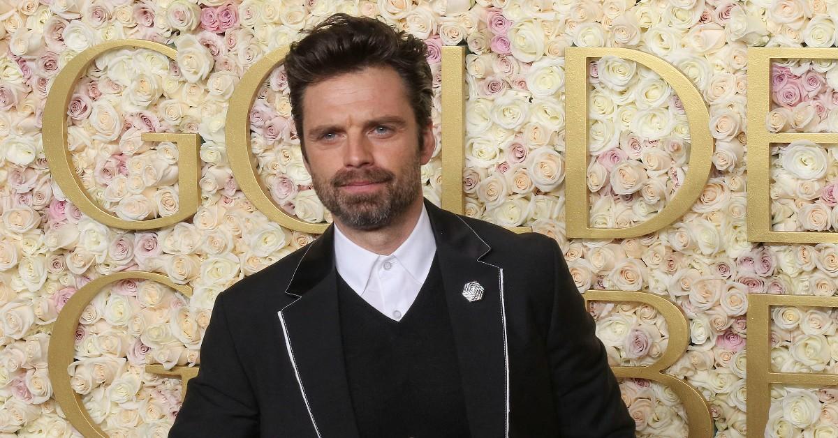 Sebastian Stan attending the Golden Globes