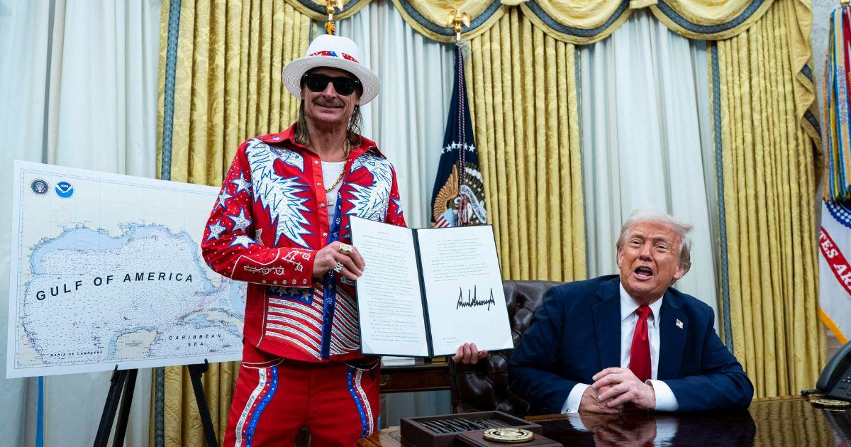 Kid Rock with Donald Trump