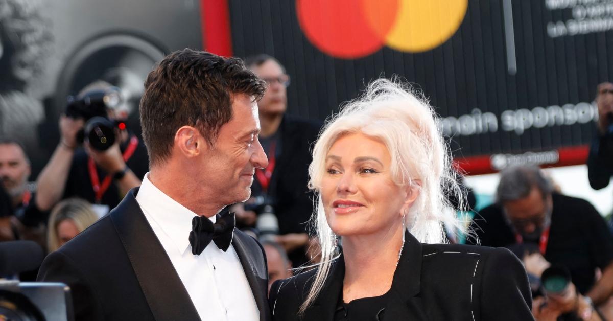 (l-r): Hugh Jackman and his ex-wife, Deborra-Lee Furness, on the red carpet.