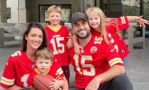 Jade and Tanner Tolbert with their three kids