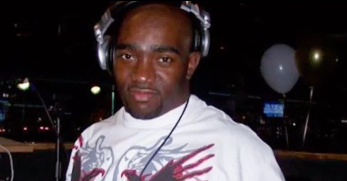 Andre Pugh at the strip club where he was a DJ