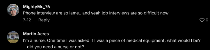 job interviews no longer normal
